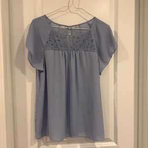 Anthropologie Periwinkle Blouse M